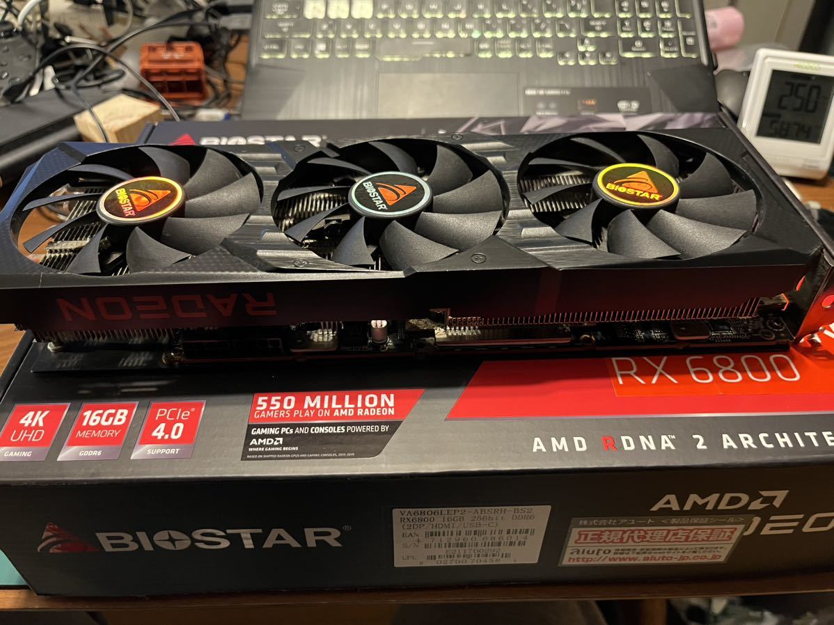 注目のブランド BIOSTAR RX6800 AMD RADEON グラフィックボード RX6800