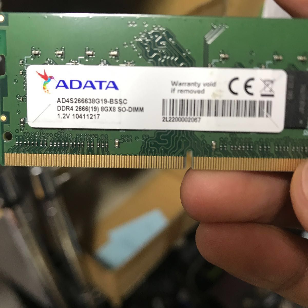 ADATA DDR4 8g 2666 20枚 ノート用 | alfasaac.com
