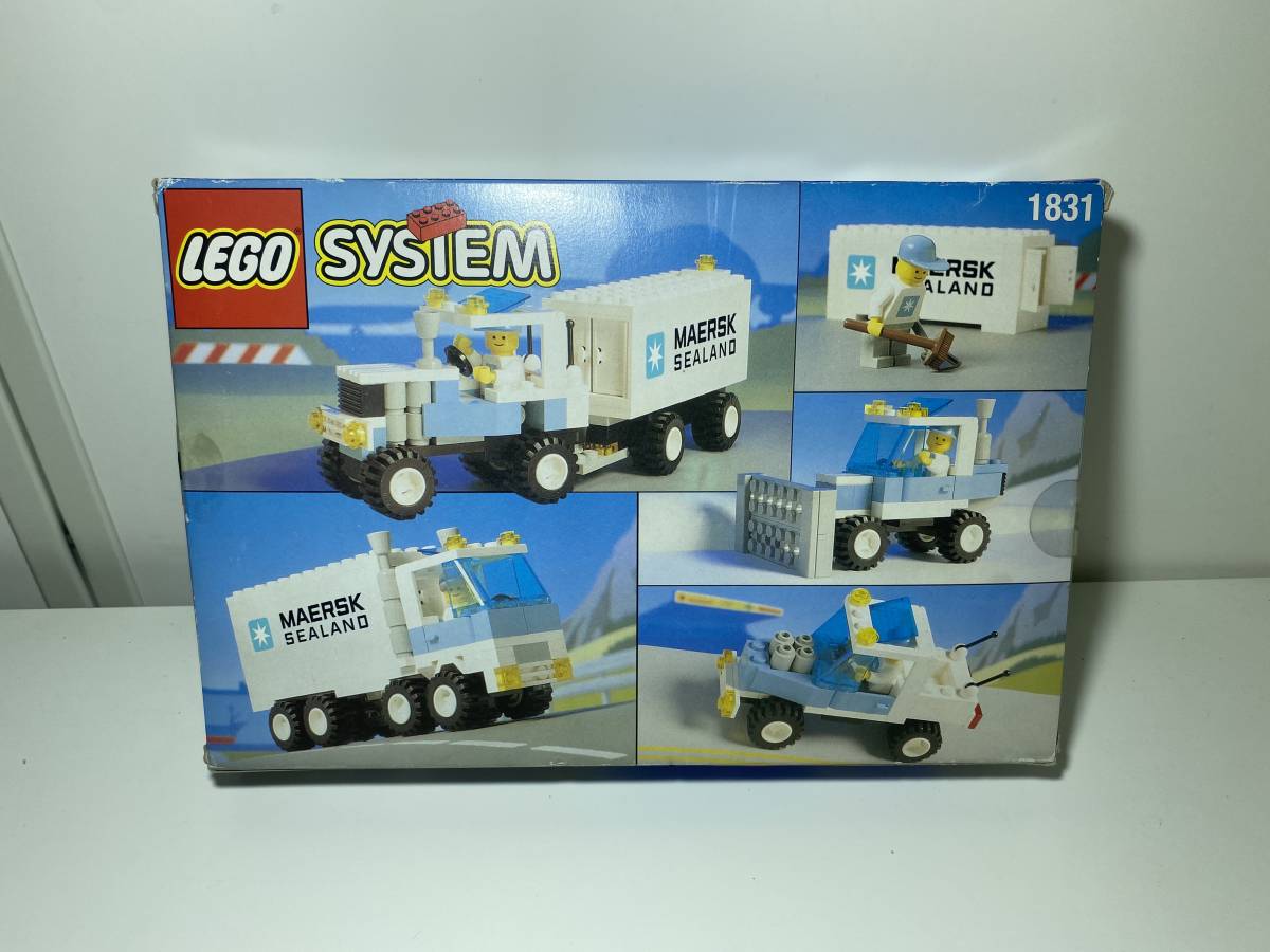 P20230208-4 希少レア 箱のみ開封済み 未使用 LEGO レゴ 1831 MAERSK LINE 1995年発売 マースクライン トレーラー  トラック