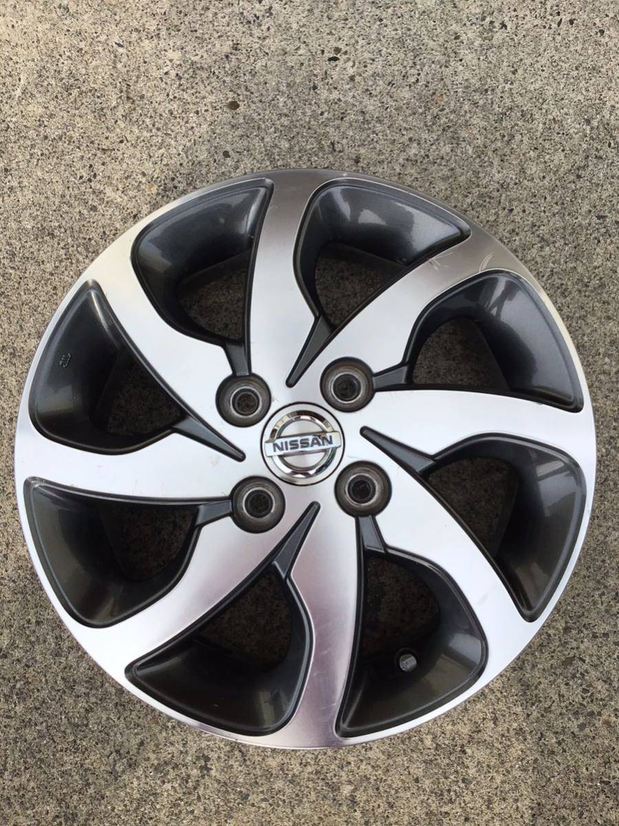 NISSAN ルークス純正アルミホイール 14×4.5J+50 100- 4H 中古品4本_画像2