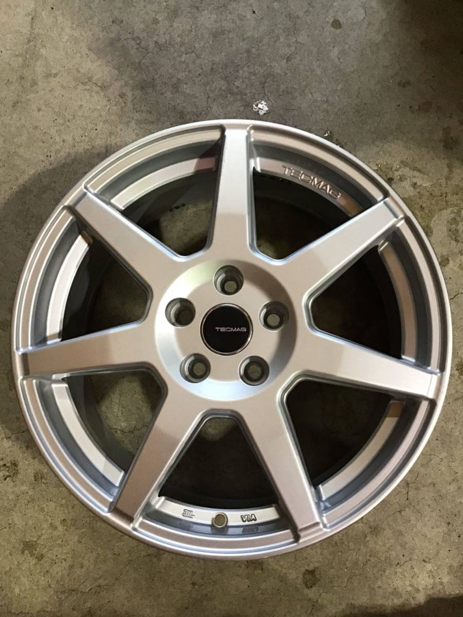 TECMAG ボルボVOLVO社外アルミホイール 17×7J+50 108-5H 中古品4本_画像5