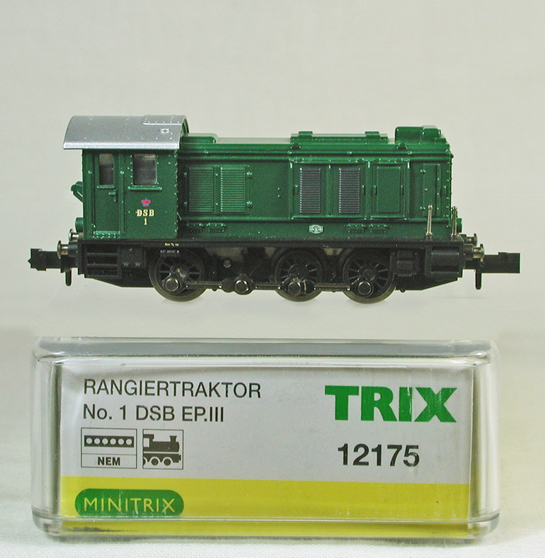 MINITRIX #12175 ＤＳＢ （デンマーク国鉄） ディーゼル機関車 （Ex.WR360C14／ドイツ国防軍)
