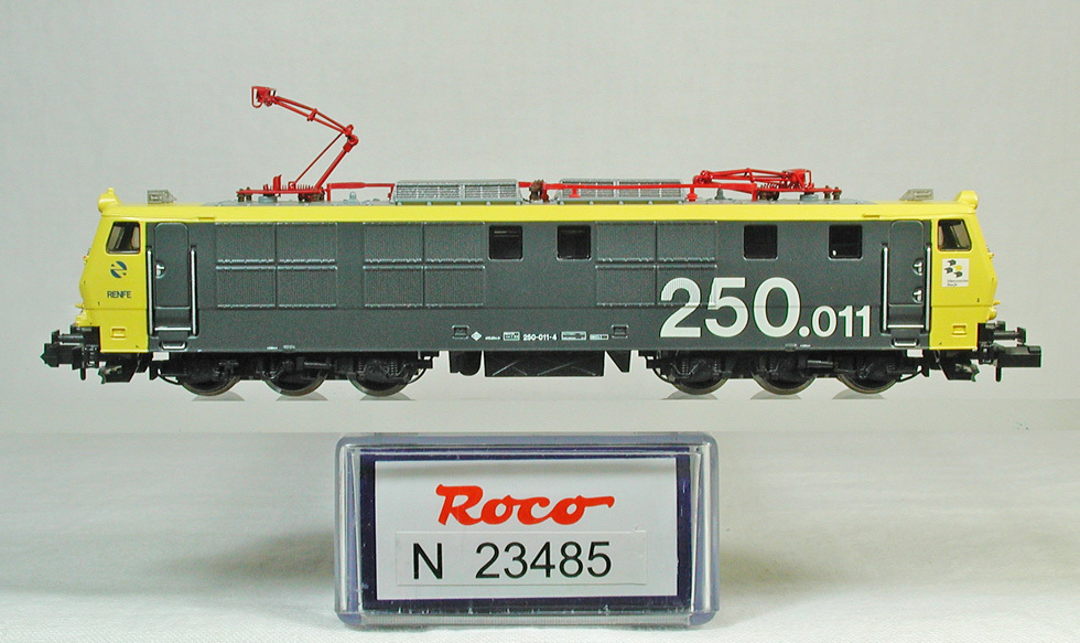 ROCO #23485 ＲＥＮＦＥ（スペイン国鉄）Typ.２５０型電気機関車　 （ブライトイェロー／グレー）_画像1