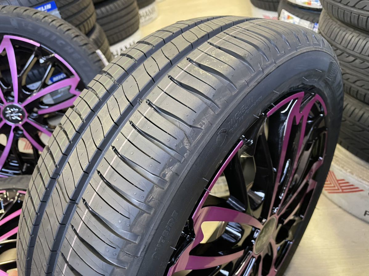和道 桜 五分咲15インチ×ミシュラン165/55R15新品セット!日産サクラ