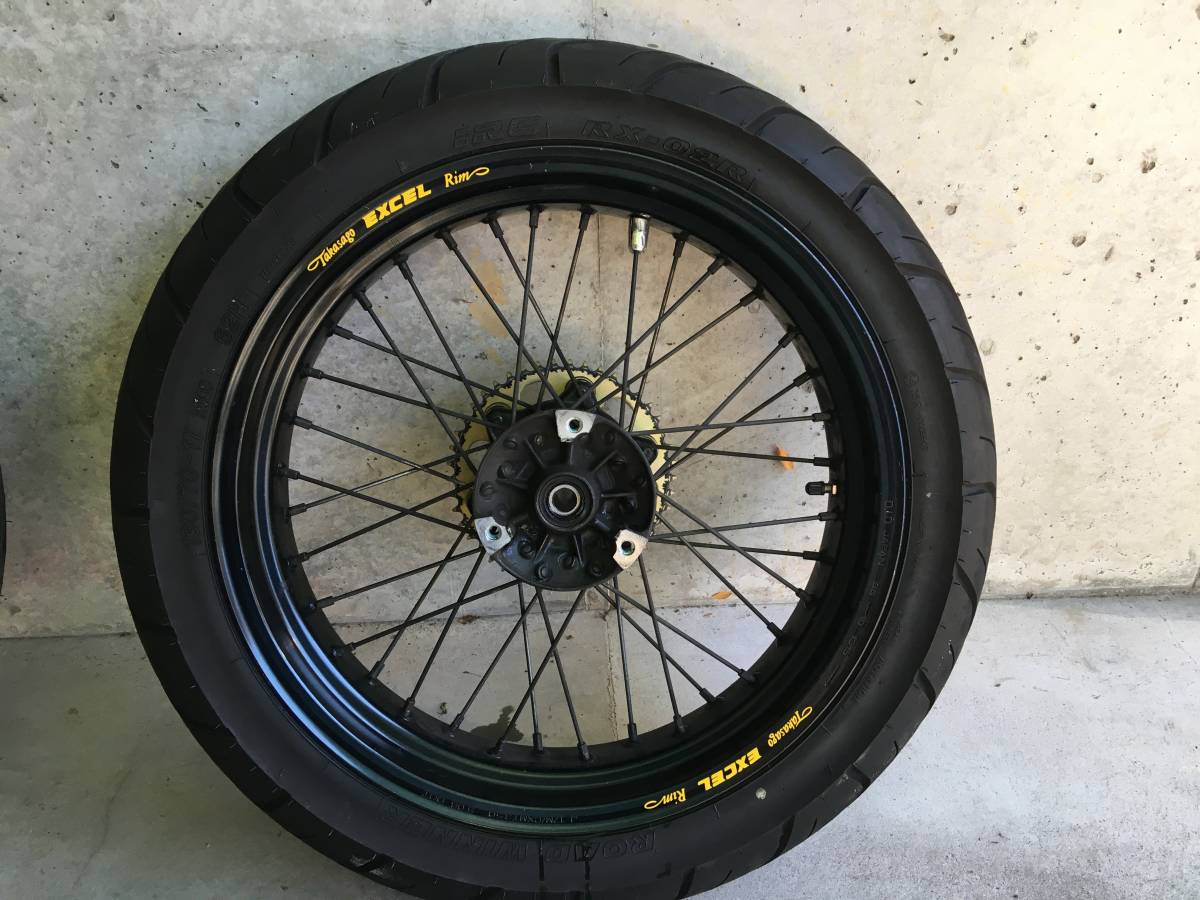 一番の贈り物 セロー250モタード化キット XT250X純正ホイール+純正