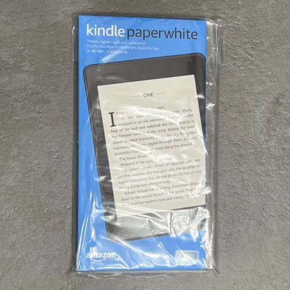 Kindle Paperwhite waterproof function installing wifi 8GB black advertisement attaching gold dollar 