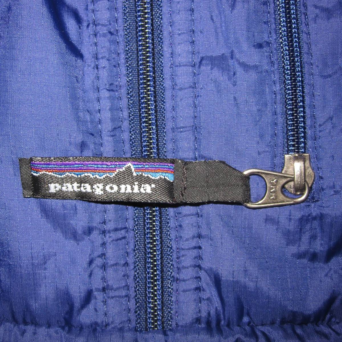 ☆ 1995年 パタゴニア パフボール ベスト (M) (ブルーベリー ☆ 1995年 パタゴニア パフボール ベスト (M) (ブルーベリー