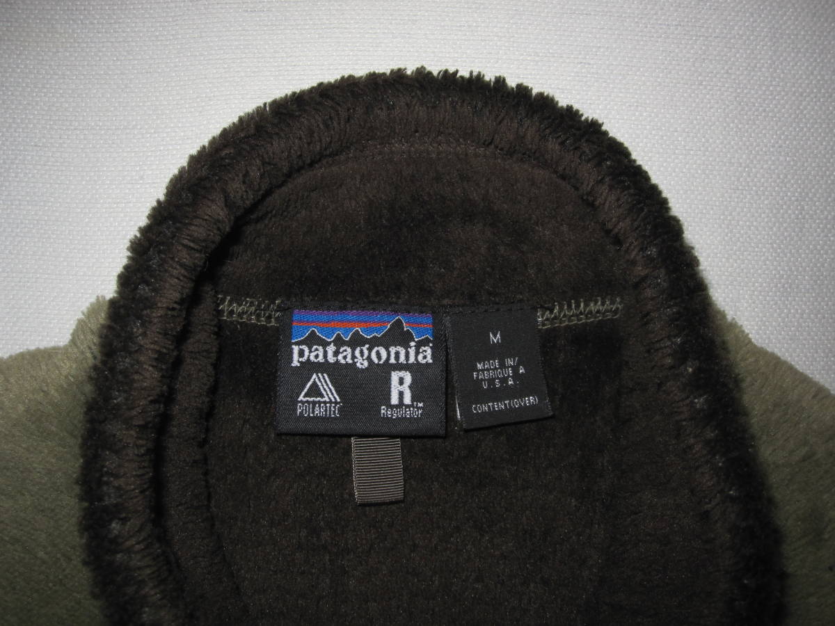 高評価なギフト / patagonia / フィールドグリーン 2001年 (M) ベスト