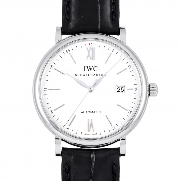 IWC ポートフィノ オートマティック IW356501 シルバー文字盤 中古 腕時計 メンズ