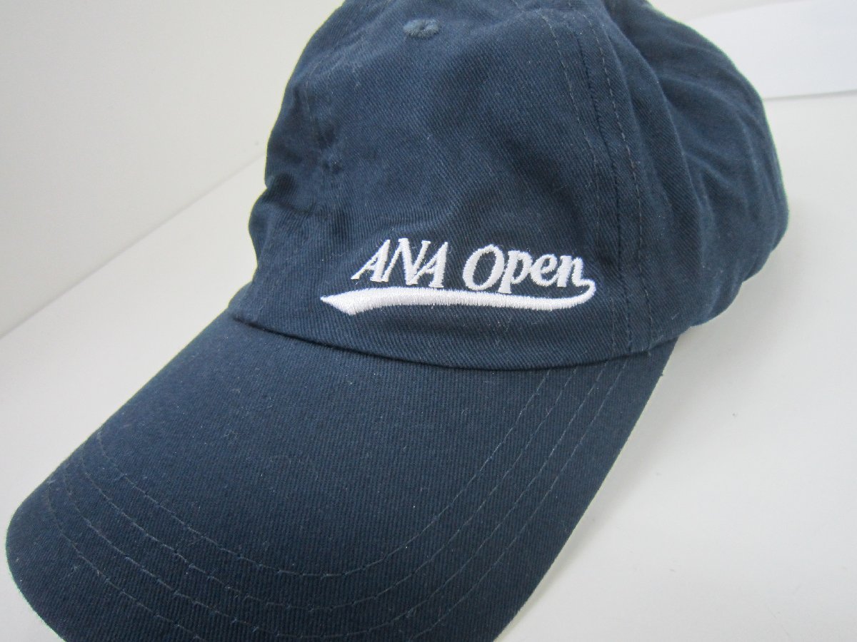 ♪キャップ　ANA open　ネイビー　サイズフリー　ノベルティグッズ　中古_画像6