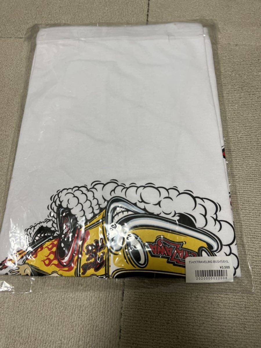矢沢永吉 Tシャツ TRAVELING BUSイラスト Lサイズ(矢沢永吉 矢沢永吉 Tシャツ TRAVELING BUSイラスト Lサイズ(矢沢永吉