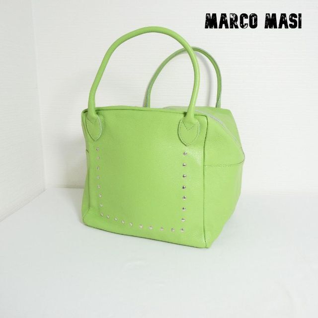 大人女性の マルコマージ MASI MARCO 美品 レザー A1791 緑 グリーン