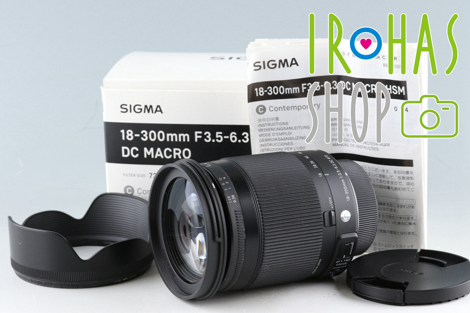 出産祝いなども豊富 18-300mm C Sigma F/3.5-6.3 #45429L9 Box With Nikon for Lens DC ニコン
