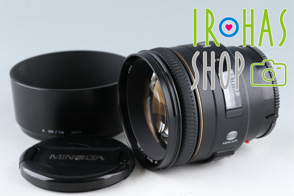 2022特集 AF Minolta 85mm #45445H12 AF Sony for Lens F/1.4 ソニー、ミノルタ
