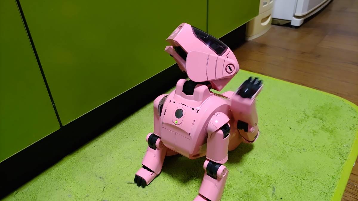 SONY AIBO アイボ ERS-111 フラミンゴピンク色（塗替）：送料無料_画像8