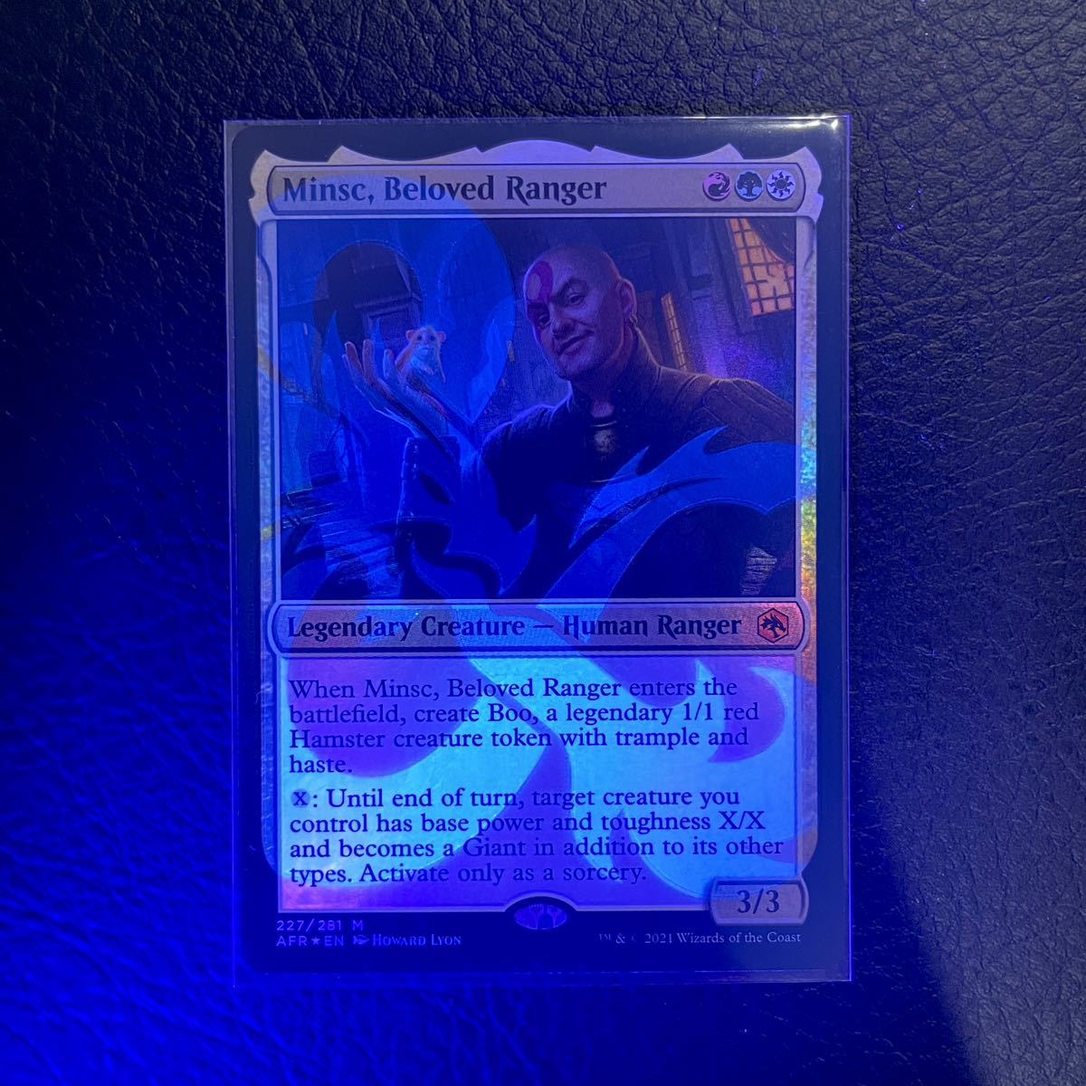 敬愛されるレンジャー、ミンスク アンパサンド foil フォーゴトン・レルム探訪 MTG