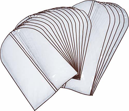  Astro clothes cover white front surface half minute transparent 20 sheets set ( Short size 15 sheets + long size 5 sheets ) non-woven Western-style clothes cover fastener type bottom .. type 