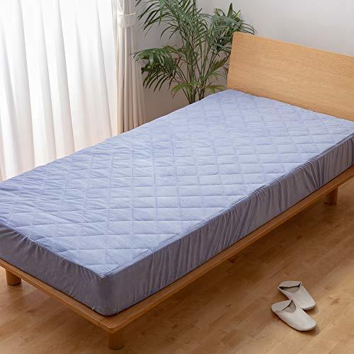  Nice tei box sheet blue 100×200×30cm bed pad one body mofua (mofa) cotton 100%.... not doing towel ground 