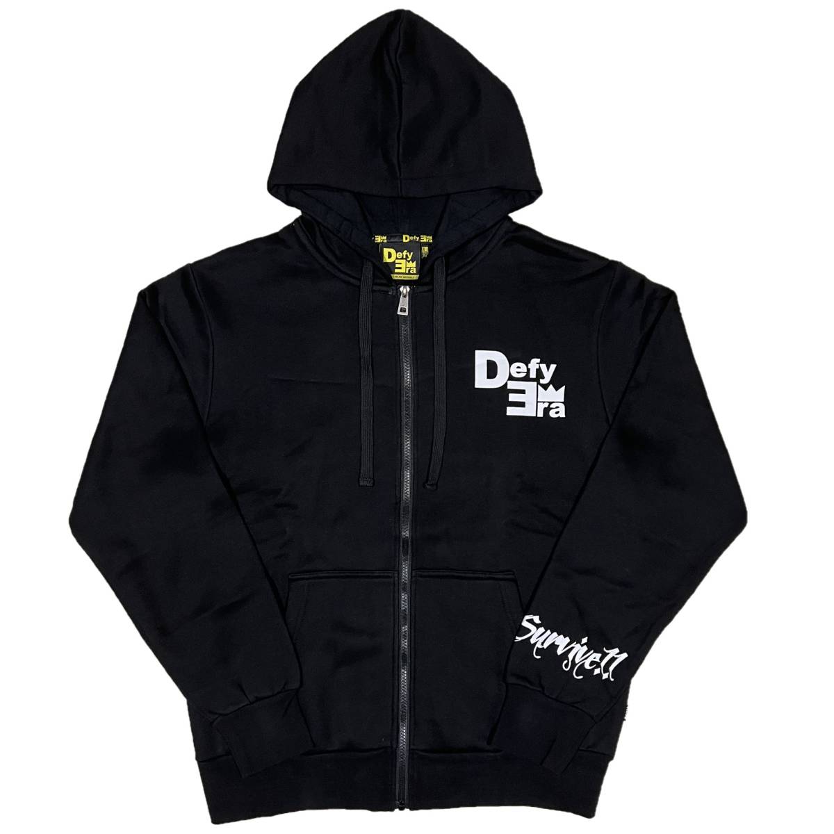 [並行輸入品] Defy Era デフィエラ Lost Angels ZipUp Hoody ロストエンジェルズ ジップアップ パーカー (M)