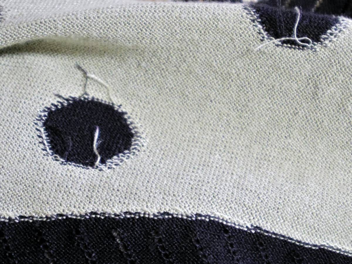 即決！！TB　３８サイズ　綿ポリ　ノースリーブ　タンクトップ型　セーター　中古　日本製　マツオインターナショナル_画像7