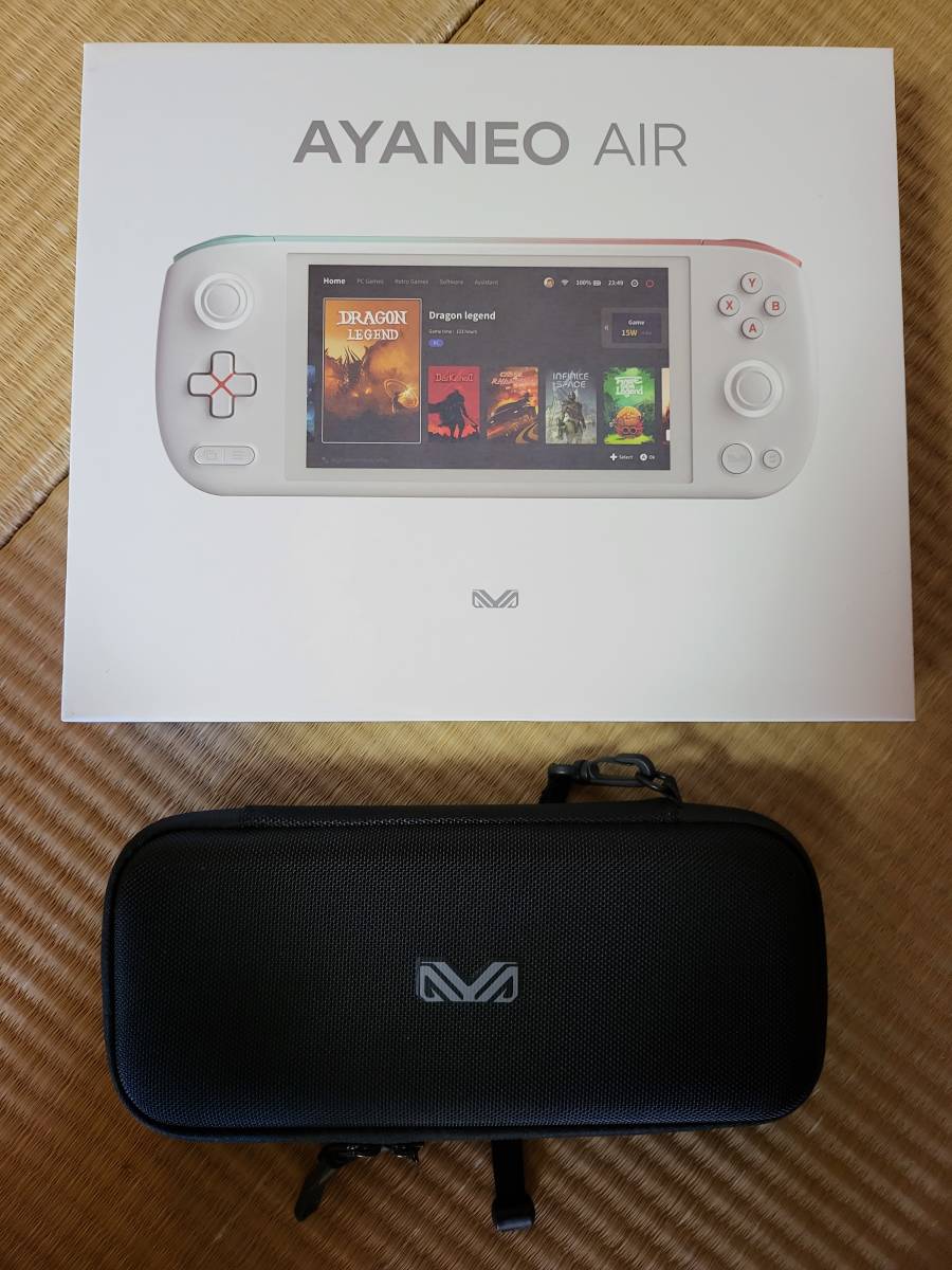 はこぽす対応商品】AYANEO AIR スタンダード ブラック 512GB 携帯用
