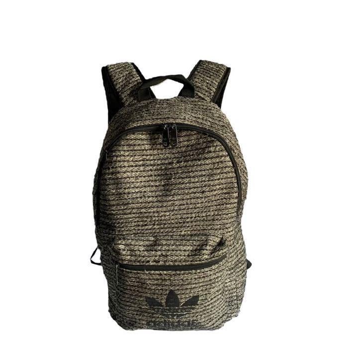 adidas Adidas рюкзак рюкзак серый ткань ламе 