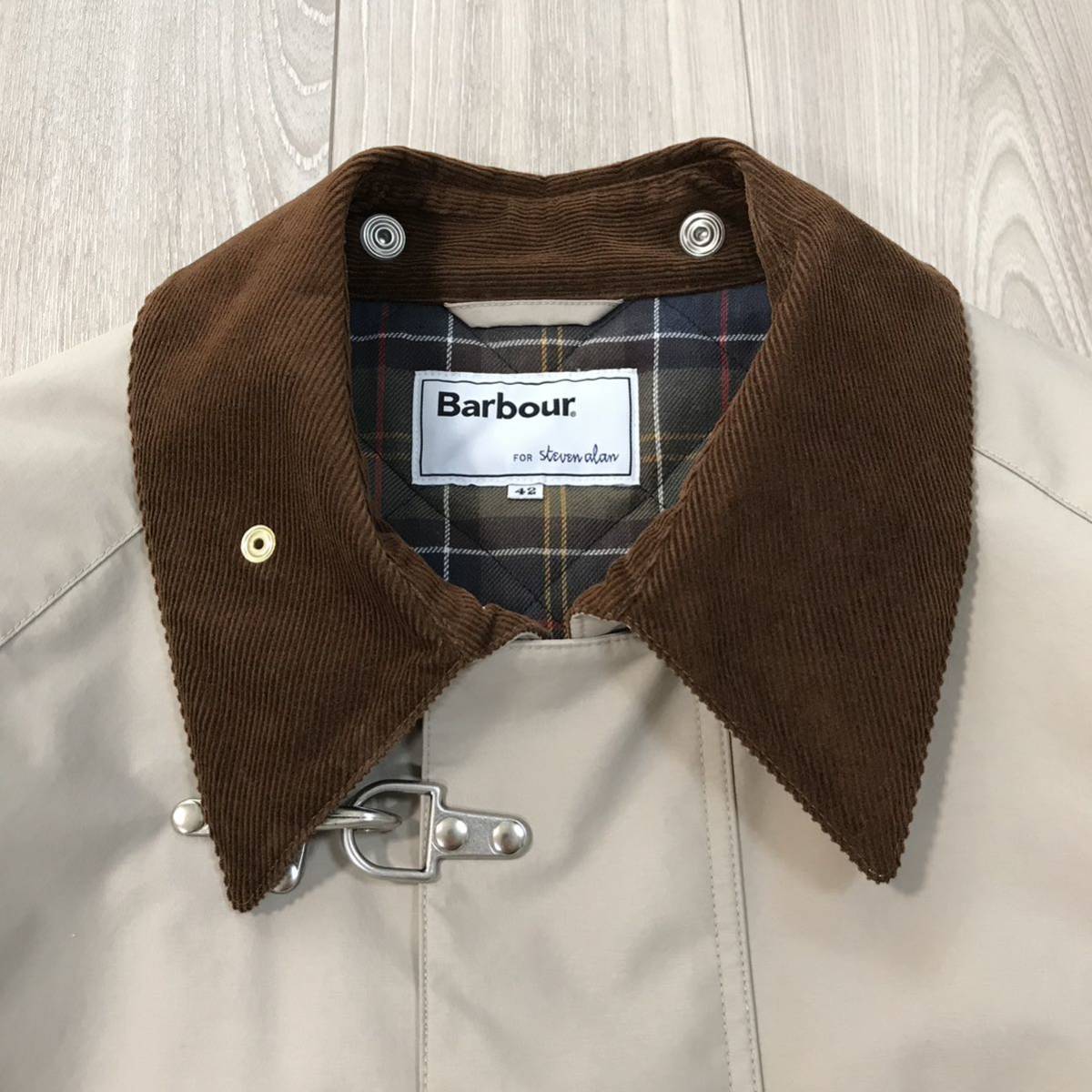 1回着用Barbour Steven Alan Fireman JACKETバブアー 1回着用Barbour Steven Alan Fireman JACKETバブアー