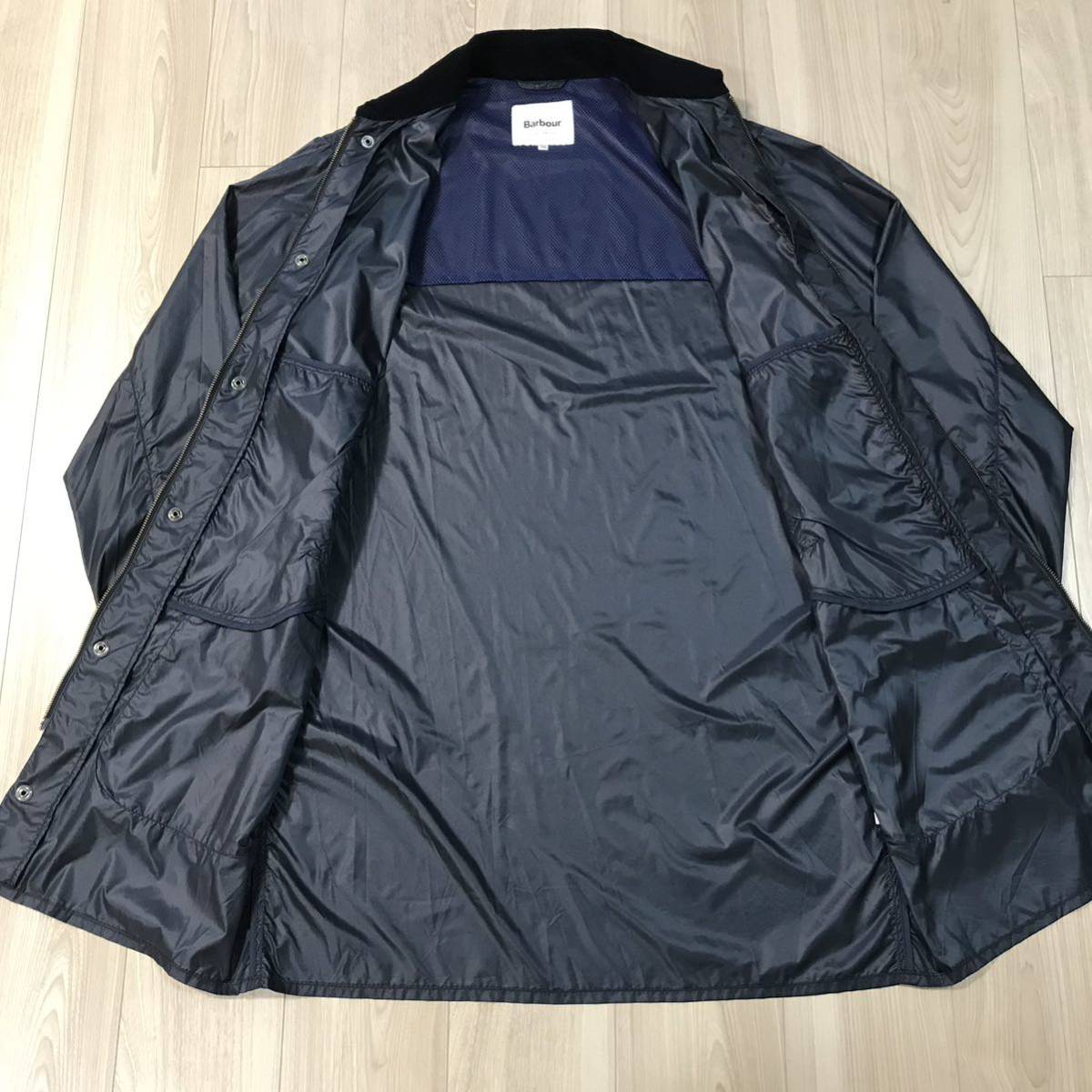 未使用Barbour BORDER navy SHIPS 別注 バブアー ボーダー 未使用Barbour BORDER navy SHIPS 別注 バブアー ボーダー