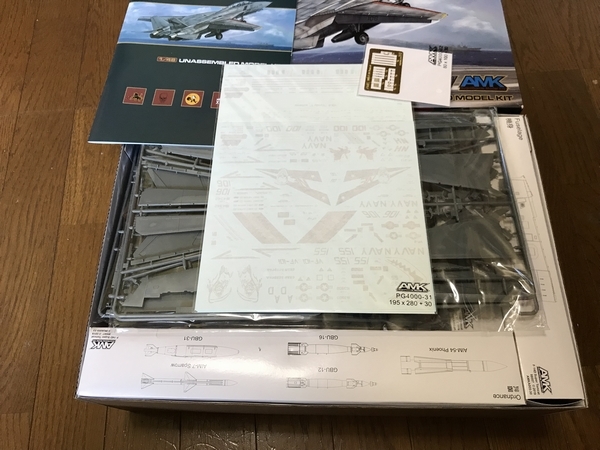 未開封 AMK アバンギャルドモデル 88007 1/48 F-14D スーパートムキャット_画像3