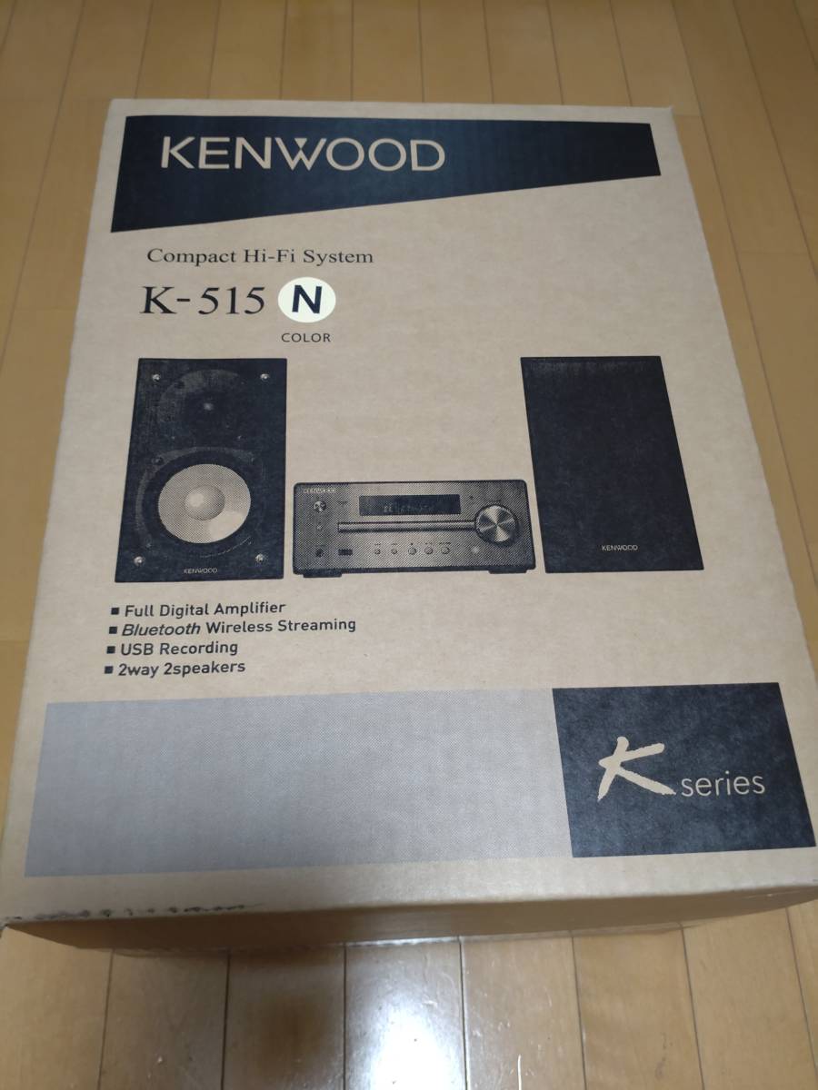 ケンウッド コンパクトHi-Fiオーディオシステム Bluetooth/NFC/ハイレゾ/USB接続対応 Kシリーズ K-515-N ゴールド_画像2