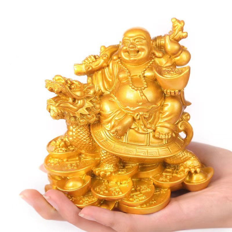 セール 七福神 布袋様 置物 翡翠グリーン 商売繁盛 ecousarecycling.com