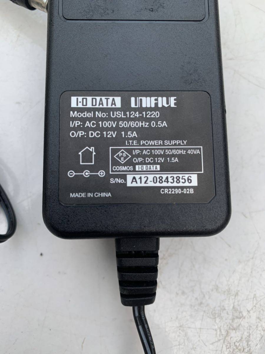  I *o-* data I-O DATA*AC power supply adaptor *USL124-1220* operation OK