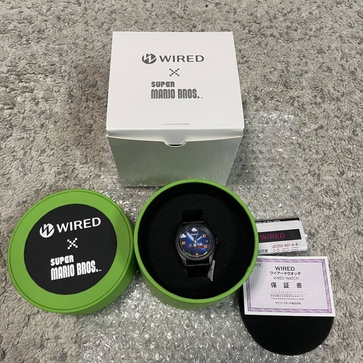 人気新品 未使用 300本限定 セイコー MARIO SUPER SEIKO WIRED