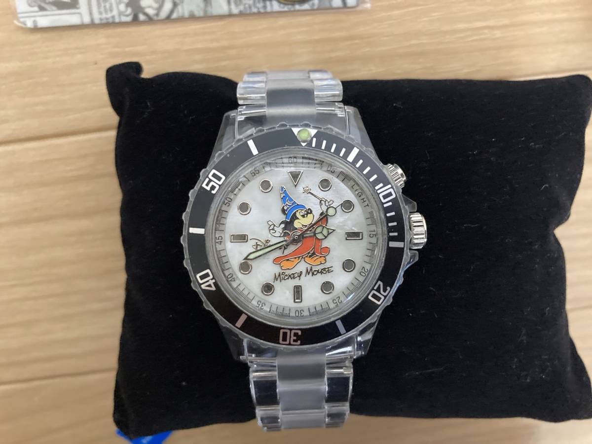 世界限定8000個 ミッキー生誕記念 腕時計 DISNEY ミッキーマウス オリジナルウォッチ 天然ダイヤモンド 鑑別書付_画像3