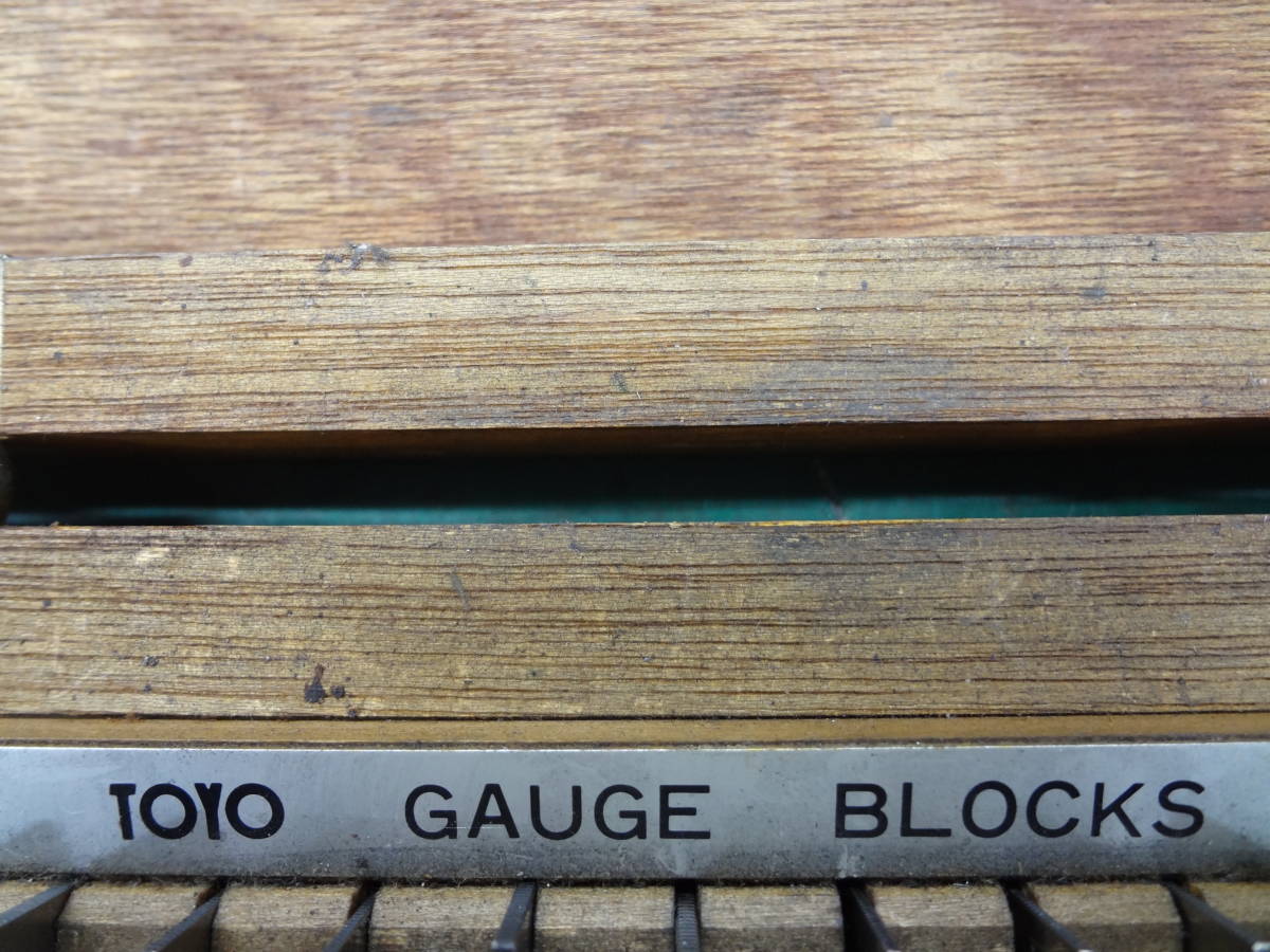 ●TOYO　ゲージブロックセット　東洋工業 ブロックゲージ 　測定　GAUGE BLOCKS●3_画像3