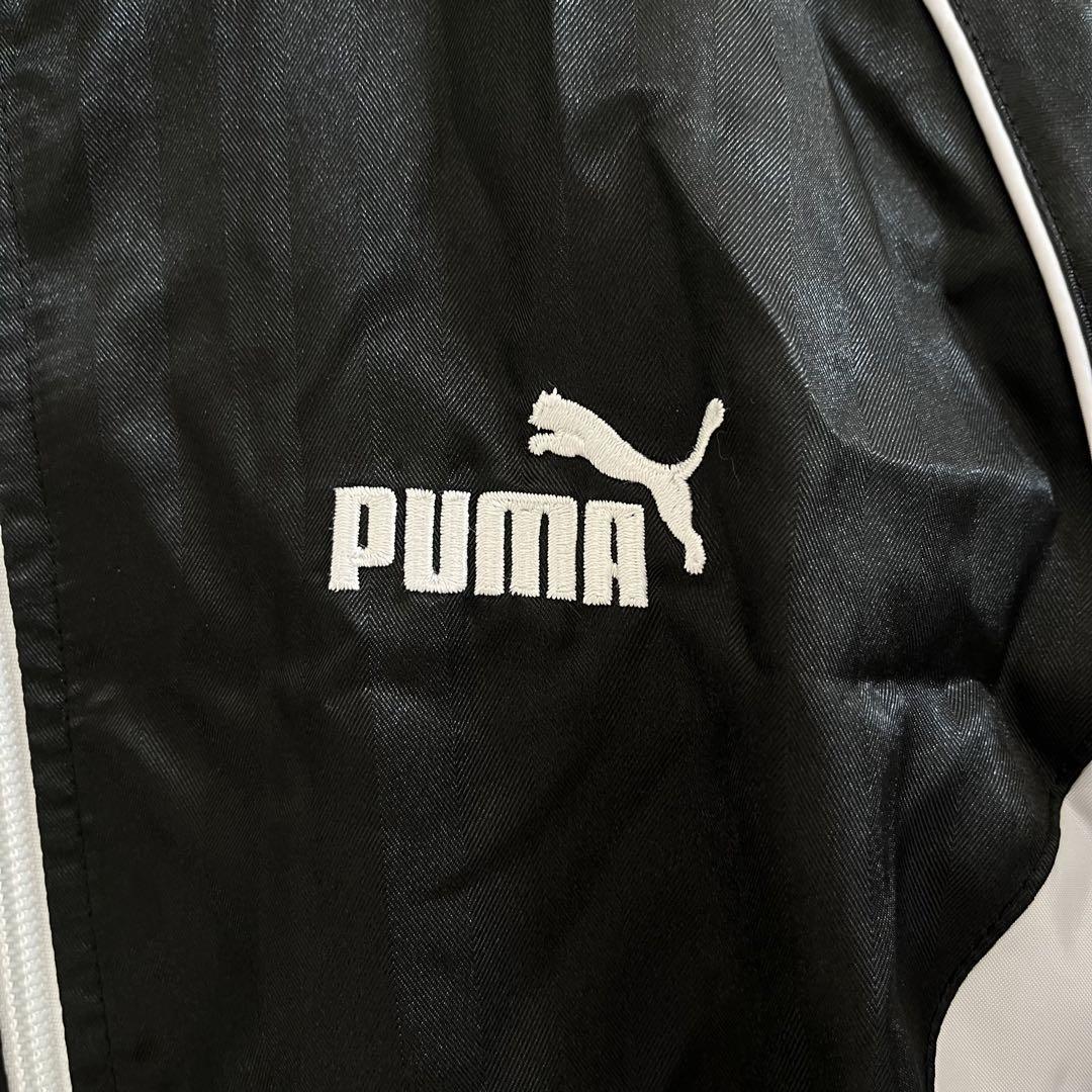 PUMA ウインドブレーカー ジャケット ライン ロゴ 140cm_画像4