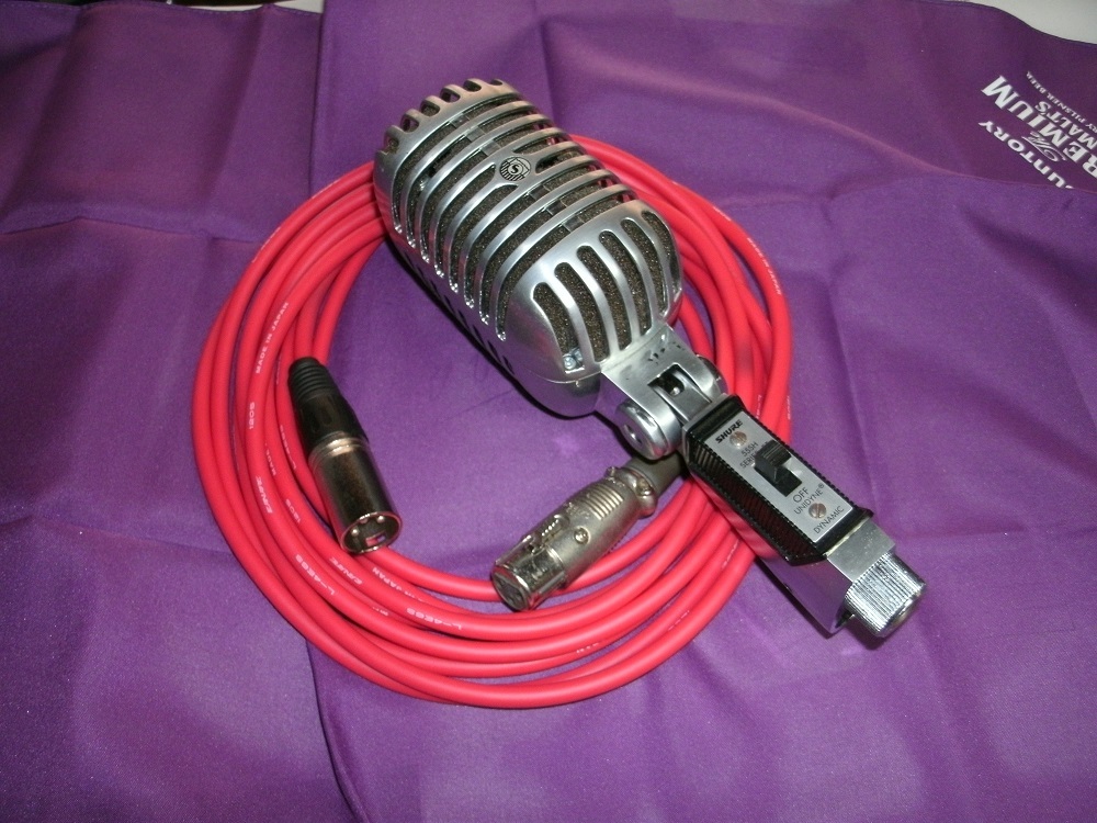 ヤフオク! - USA製 SHURE 55SH ガイコツマイク ロカビリー...