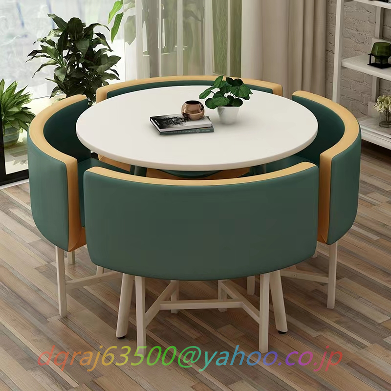  high quality * table . chair. combination quotient . position member reception conference table multifunction circle table . chair 5 pieces set 