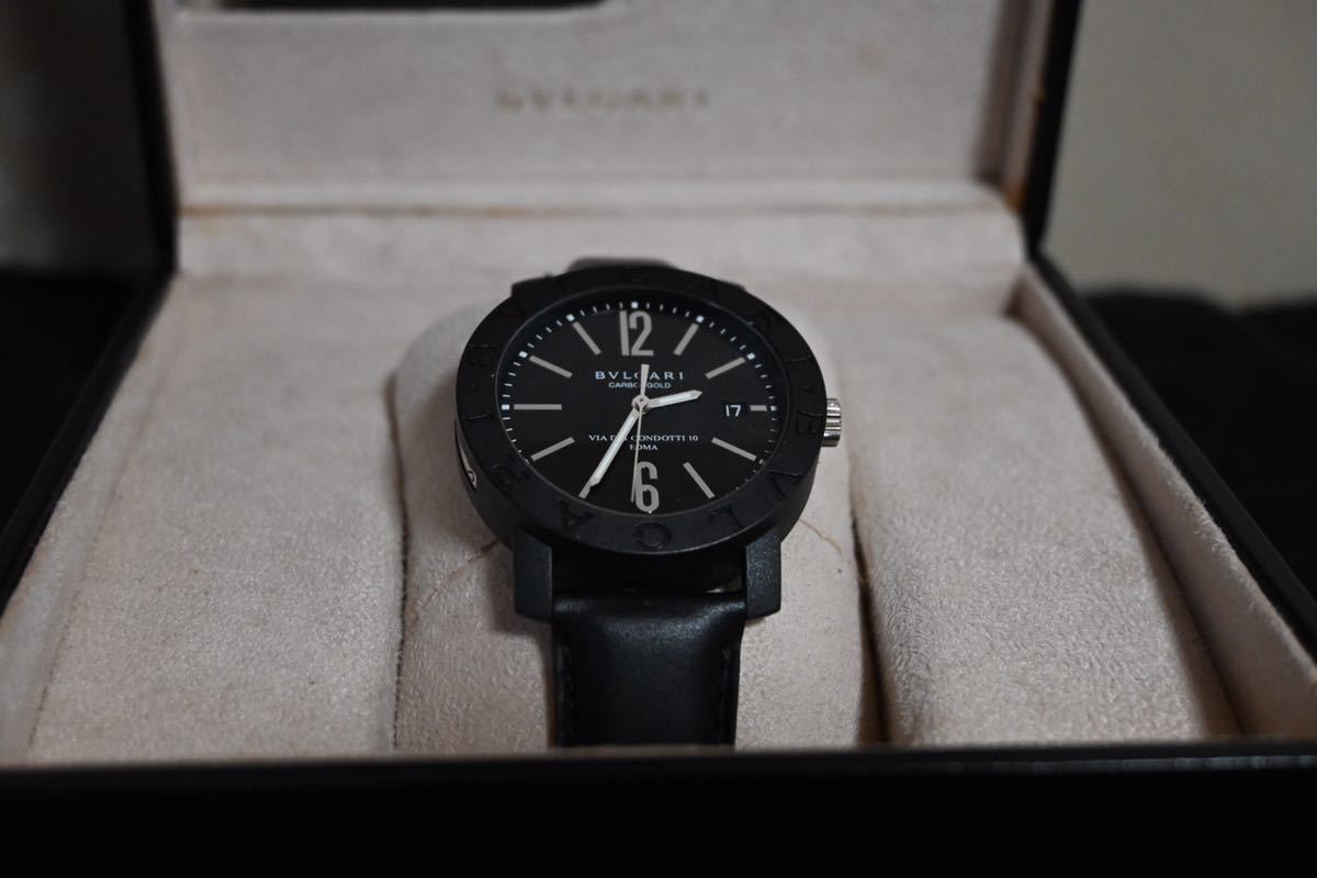 BVLGARI カーボンゴールド BB40CL 自動巻 ホワイトゴールド www.cinema.sk