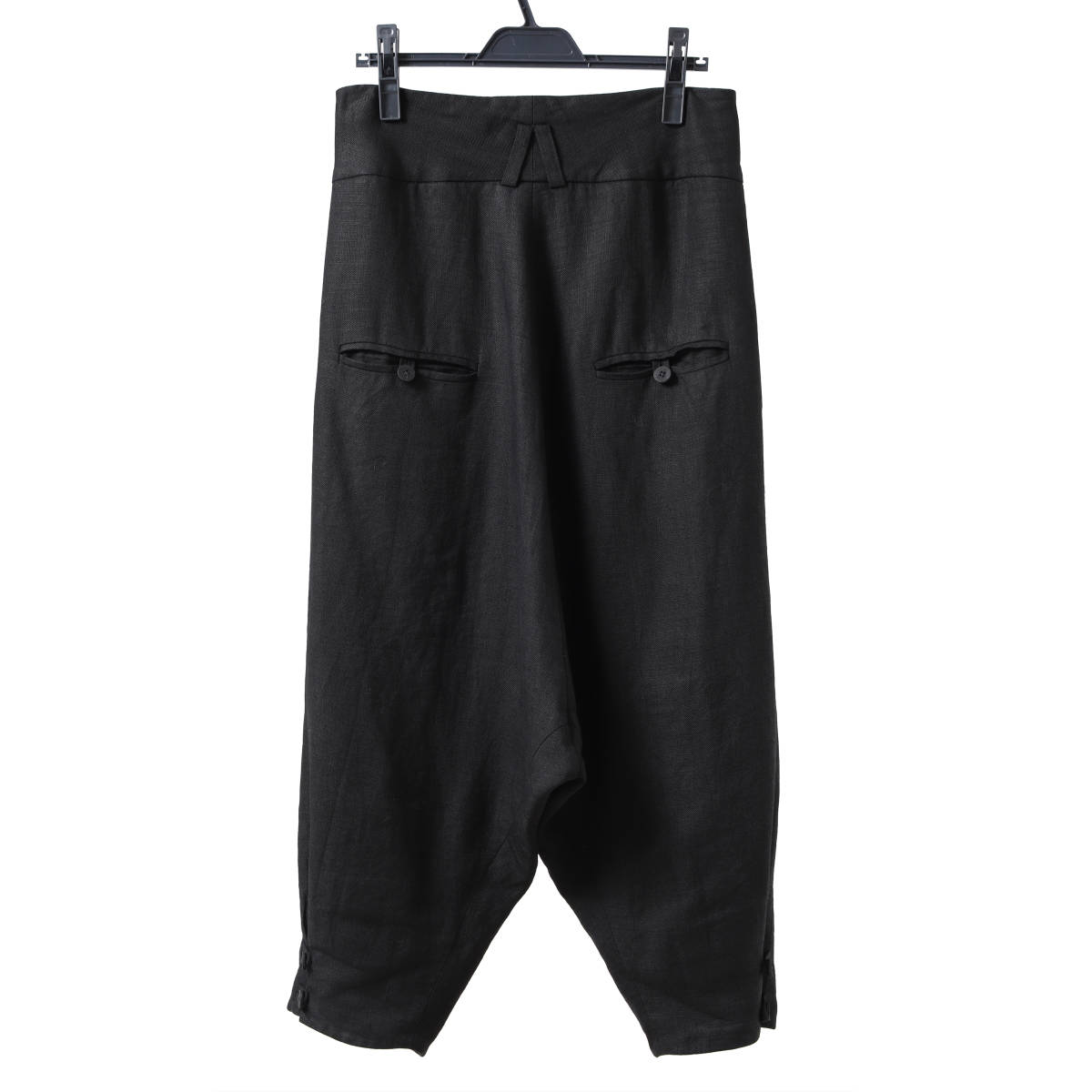 SOSNOVSKA ソスノブスカ SOSNOVSKA exclusive CLOWN STYLE LINEN PANTS BLACK LOOMOSAKA 定価92030円_画像10