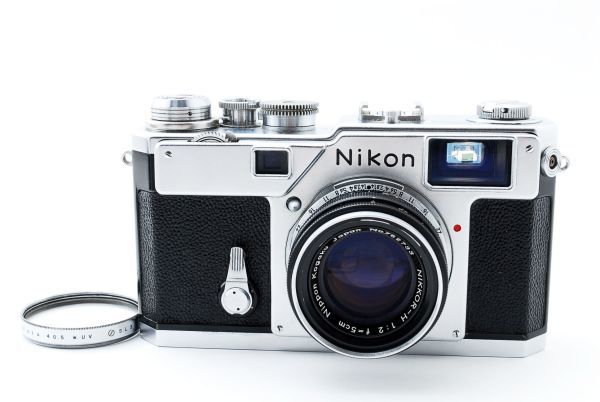 #1874s ニコン Nikon S3 + H 50mm 5cm f2 Lens レンジファインダー フィルムカメラ [動作確認済] 美品