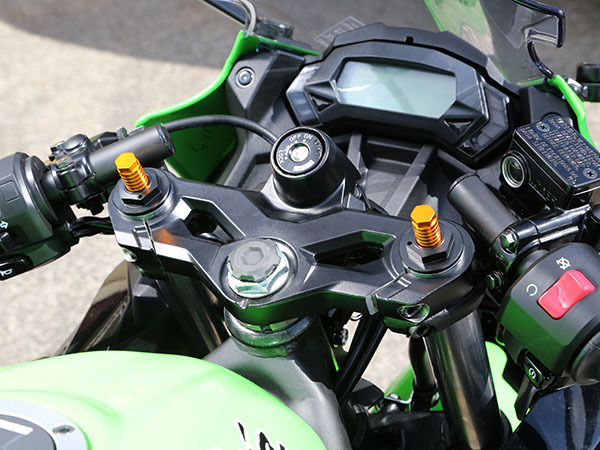 ベビーフェイス Ninja250SL 15~ フロントフォークトップキャップ