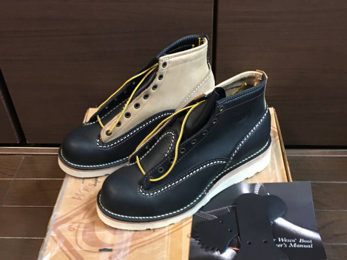 ウエスコ WESCO LTT ジョブマスター 2FACE ブラック×バーラップ 9D www