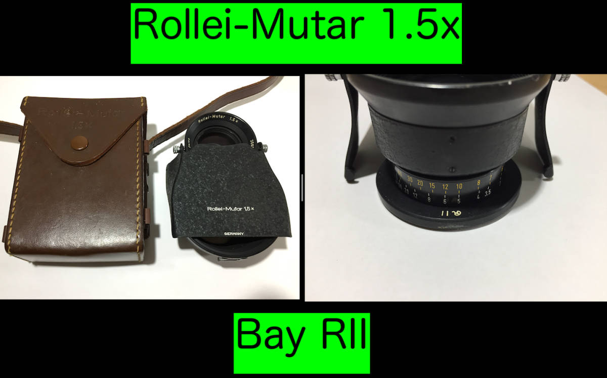 第1位獲得！】 Rollei ○超激レア Mutar 完動品！！！ オリジナル革