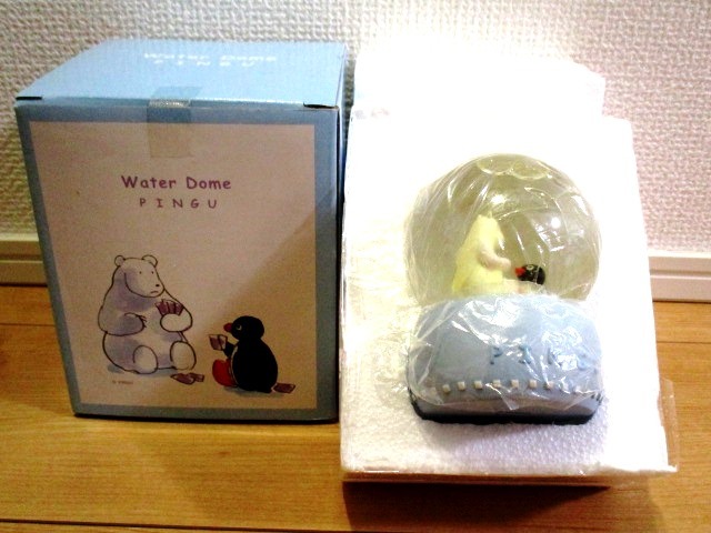 # pingu Pingu water dome white bear snow dome snow glove box attaching 
