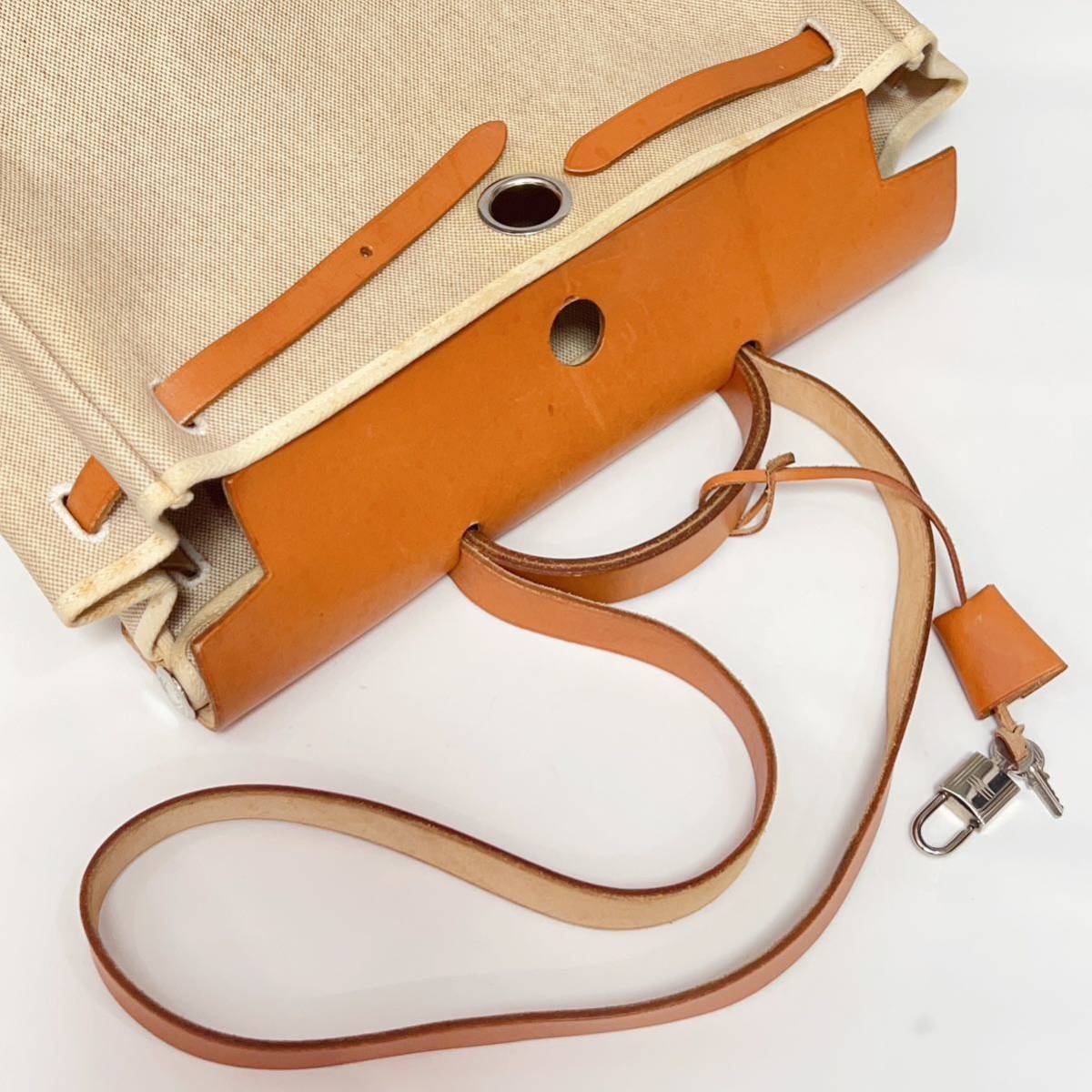 HERMES エルメス エールバッグMM ショルダーバッグ 替えバッグ 2WAY
