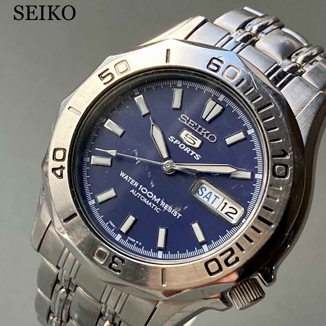 ヤフオク! - 【動作良好】セイコー SEIKO 5 腕時計 手巻き メ...