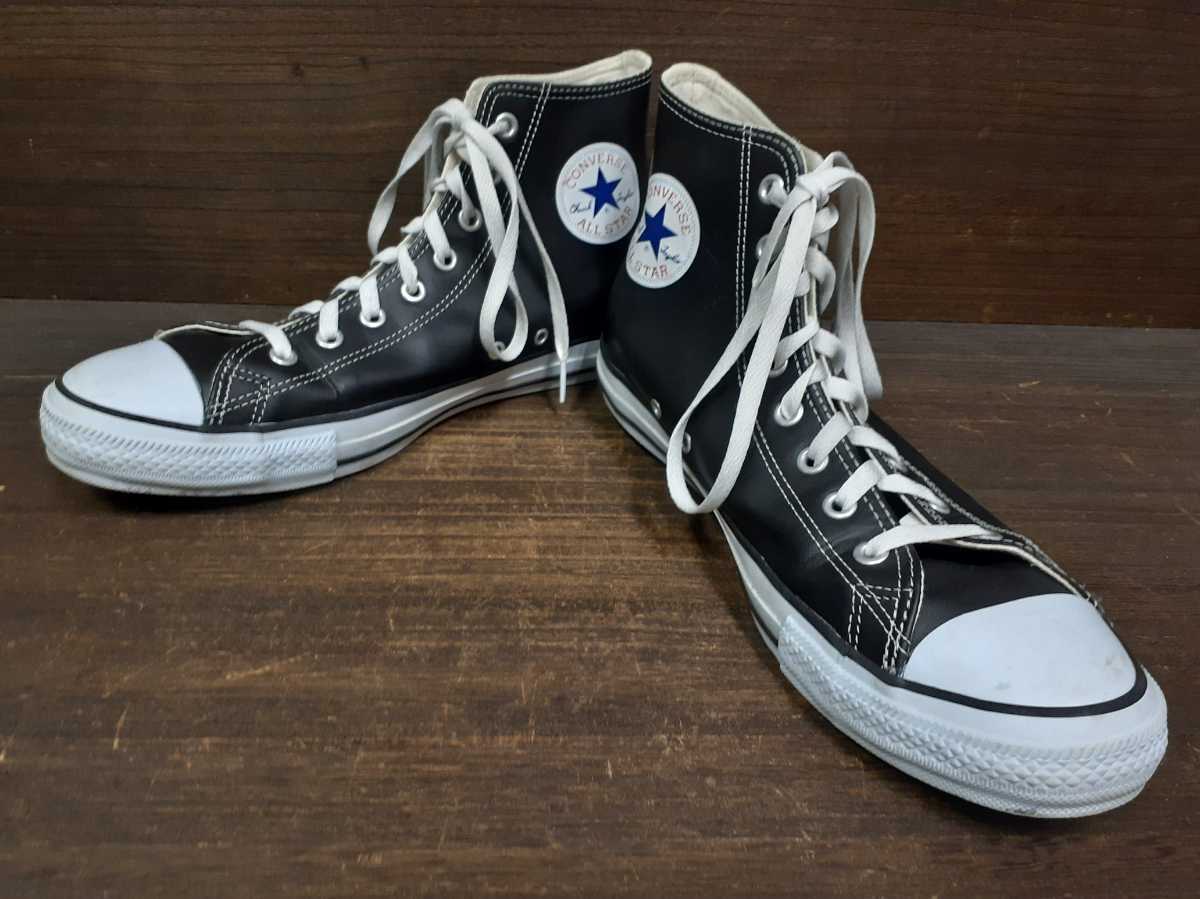 アメリカン古着アメカジバイカースタイルビッグサイズCONVERSEオールスターレザーハイカット