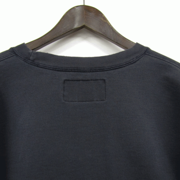 ビッグサイズ XL USA制 アバクロンビー&フィッチ Abercrombie&Fitch ロゴ スウェット トレーナー 里地ボア ブラック 古著 2F0985