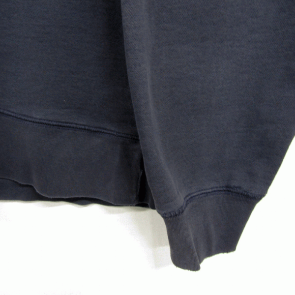ビッグサイズ XL USA制 アバクロンビー&フィッチ Abercrombie&Fitch ロゴ スウェット トレーナー 里地ボア ブラック 古著 2F0985